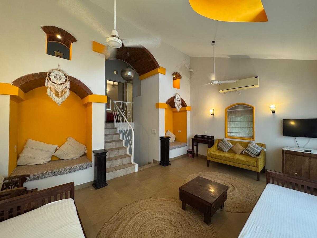 3 BHK Private Pool Beach Villa | On Candolim Beach
