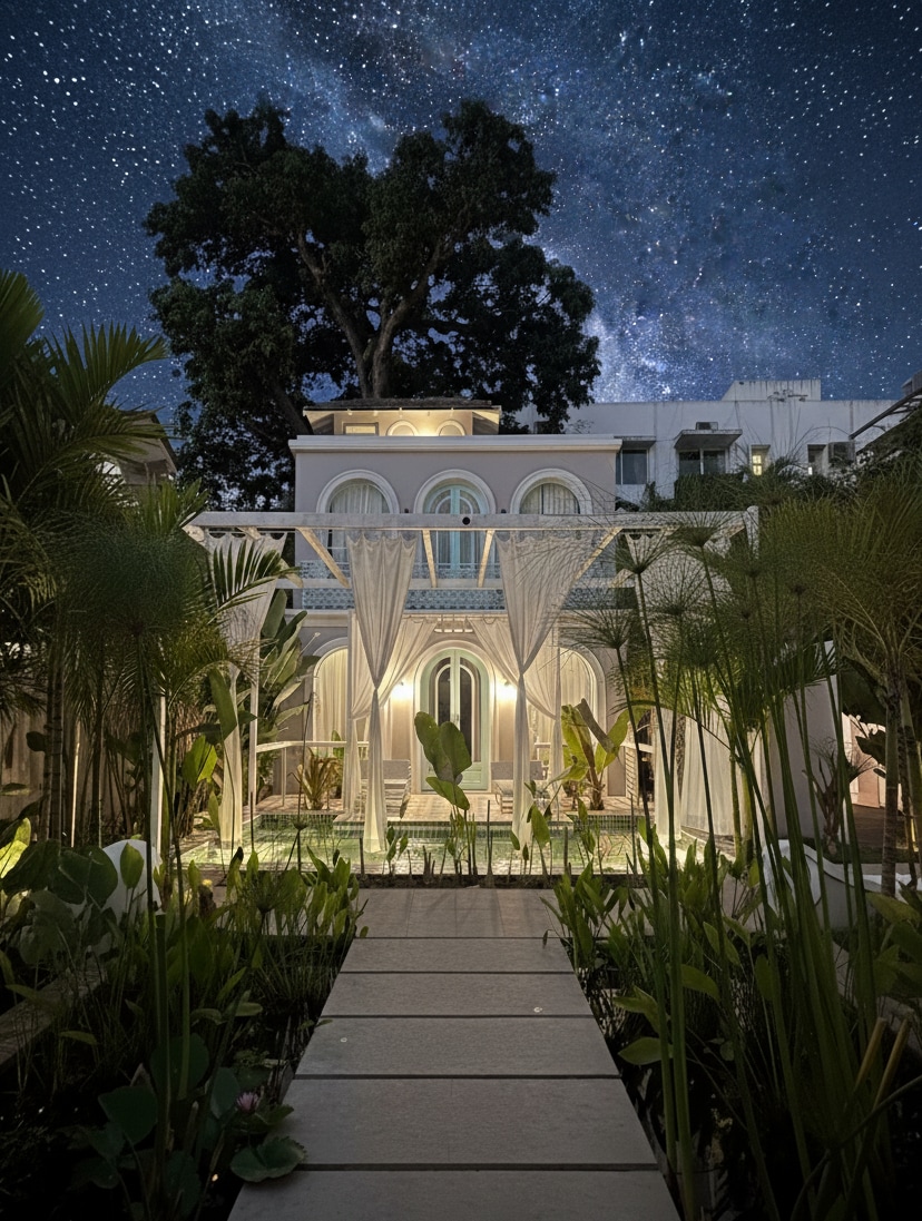 1 BHK Private Pool Villa in Siolim | Superhost