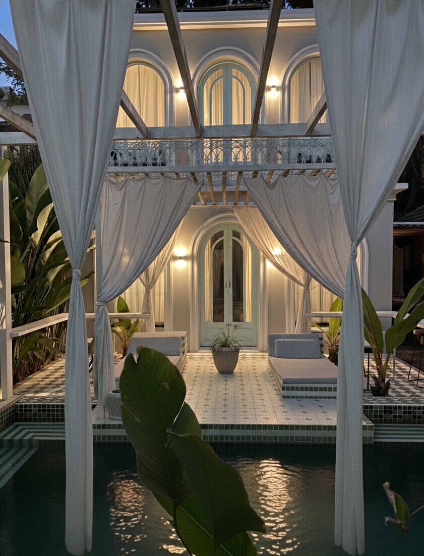 1 BHK Private Pool Villa in Siolim | Superhost