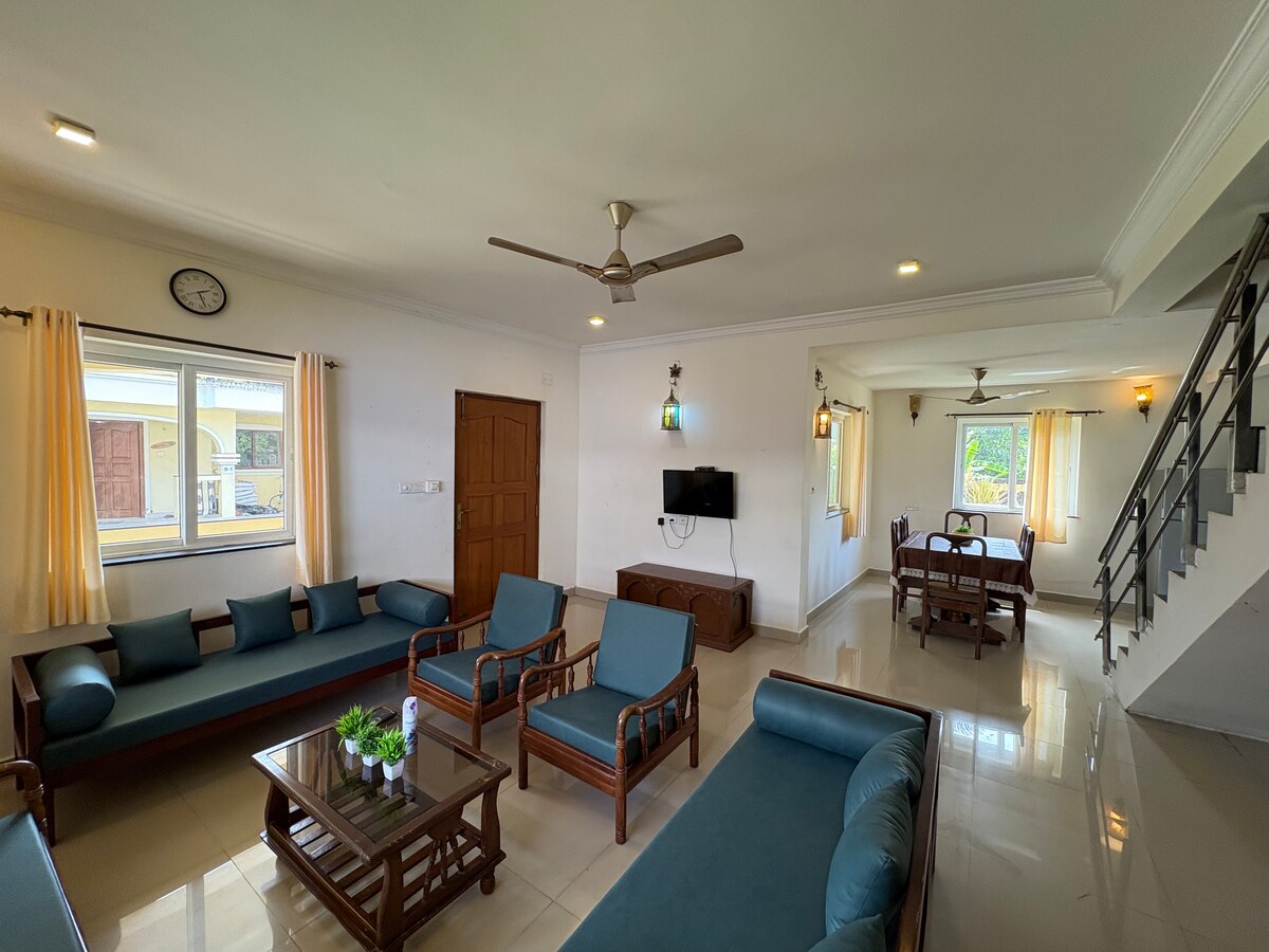 3 BHK VILLA in SOUTH GOA | Pool | 700m from Beach