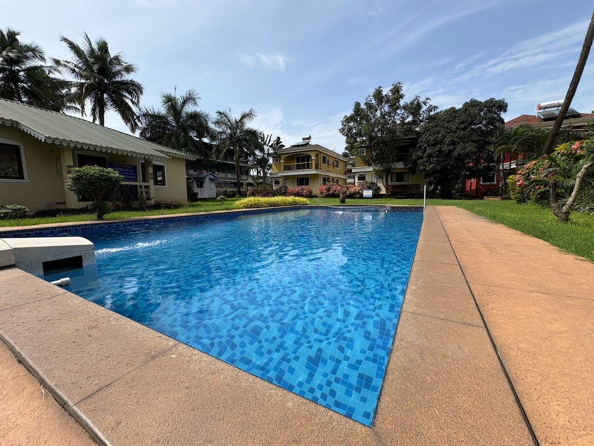 3 BHK VILLA in SOUTH GOA | Pool | 700m from Beach
