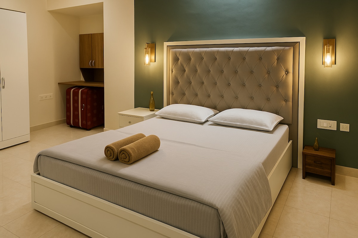 Palmiera | Luxurious 1BHK | 5 mins from beach