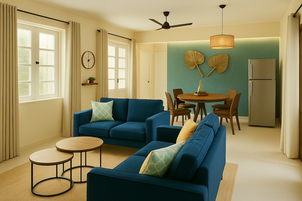 Palmiera | Luxurious 1BHK | 5 mins from beach