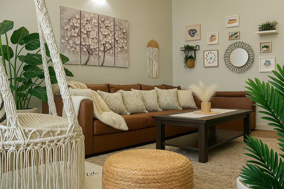 Boho Paradise | Luxurious 2BHK Apt | Near Thalassa
