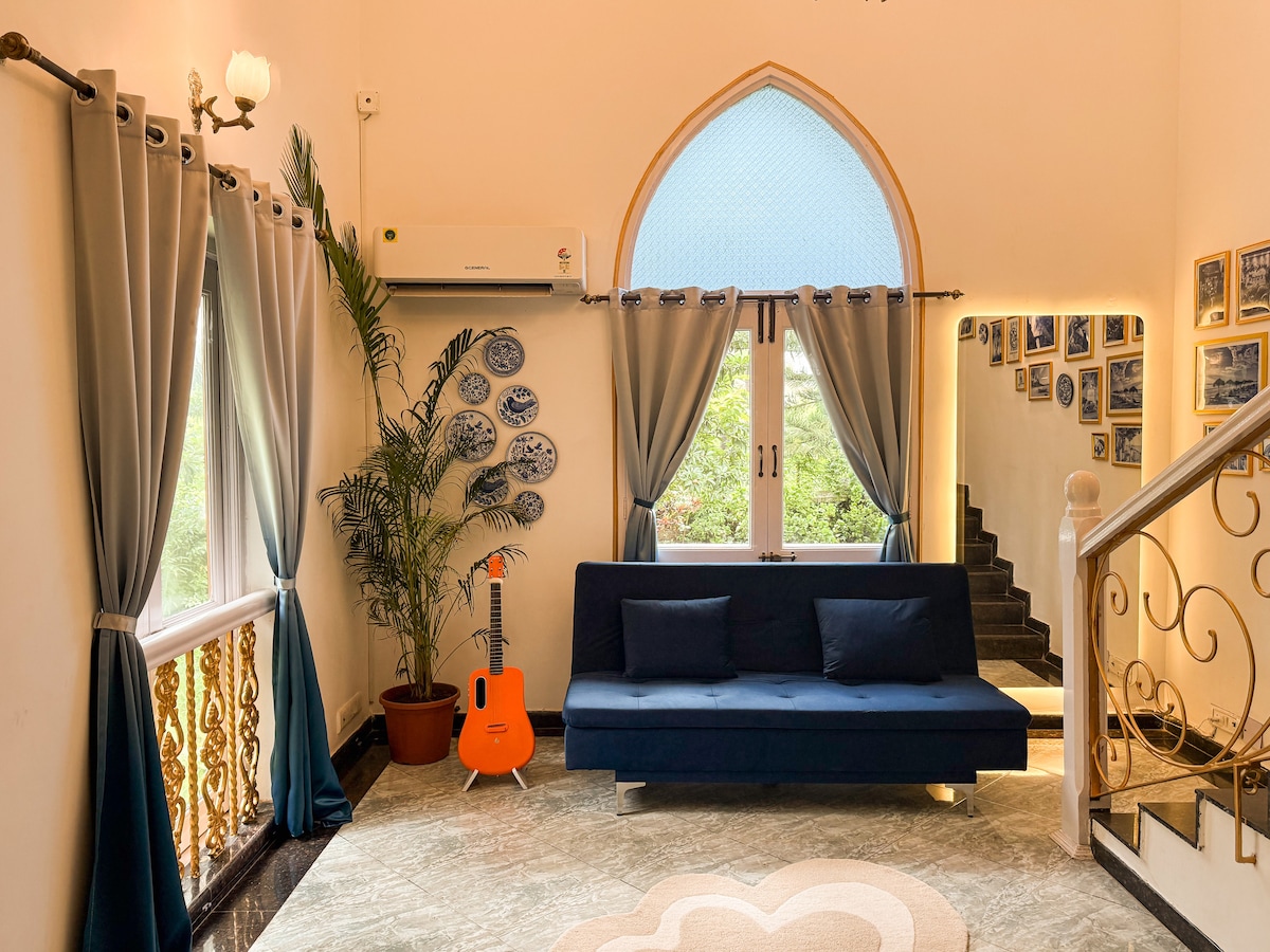 Luxury Lakeside 2BHK Villa | Near Baga Beach