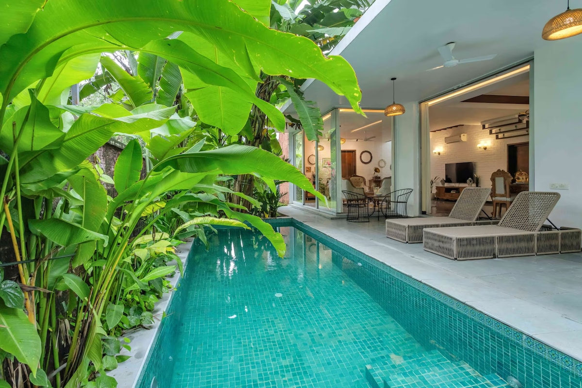 Celestial Groove | Luxury 3BHK Pvt Pool & Terrace