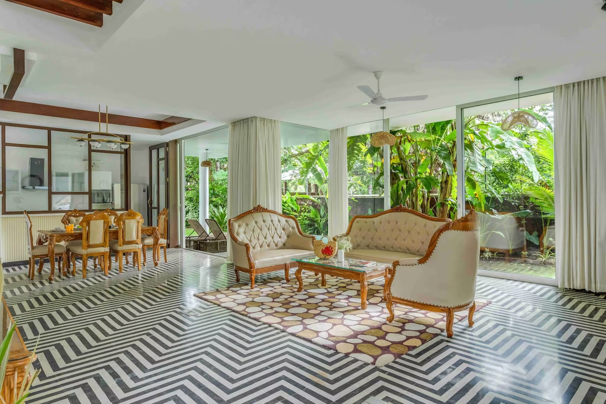 Celestial Groove | Luxury 3BHK Pvt Pool & Terrace