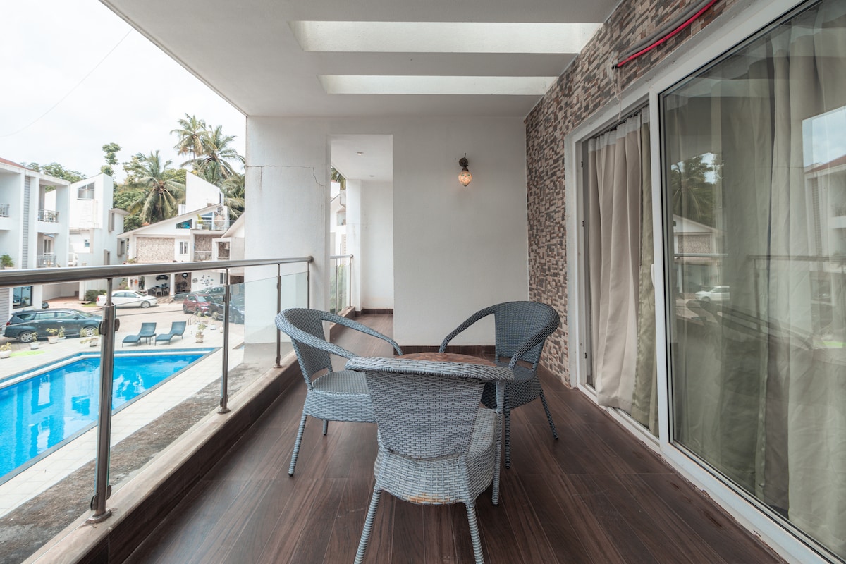 3BHK Villa with Private & Common Pool in Assagao
