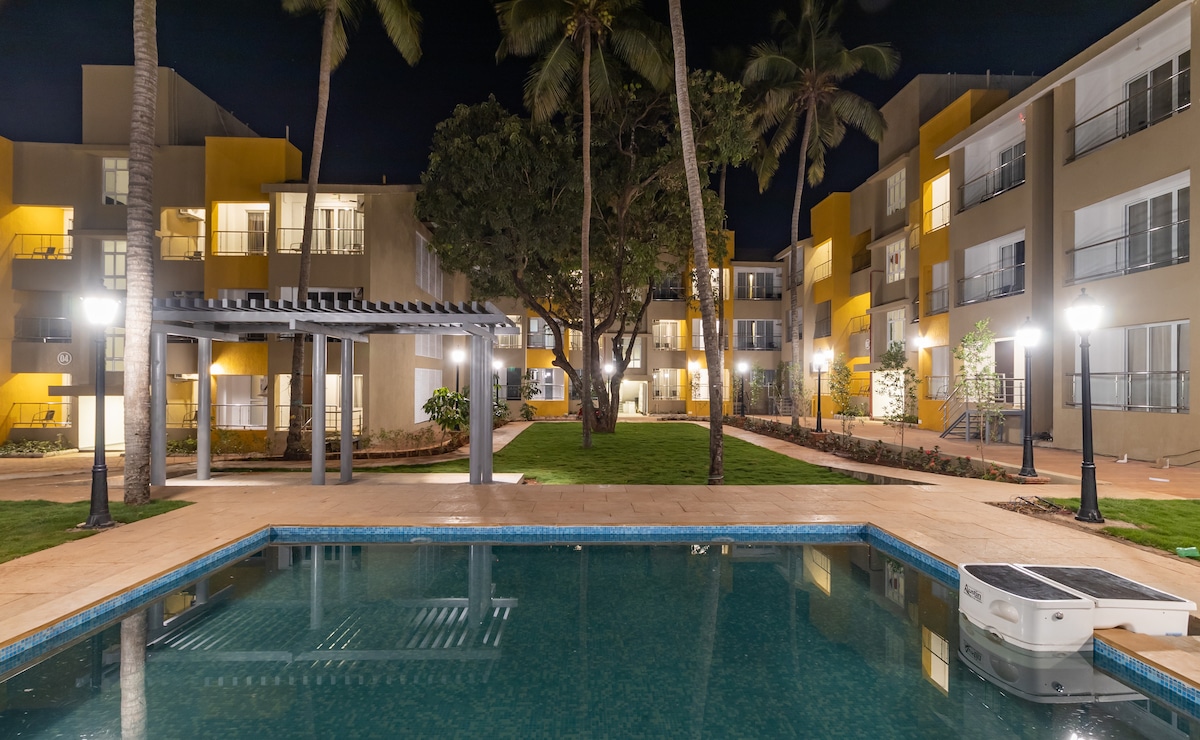 2BHK Apartment with Swimming Pool in Goa